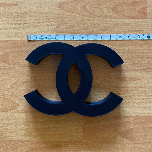 Rare Large CC Black Art Decor - Picture 5 of 6